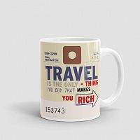 Travel is the only - Old Tag - Mug