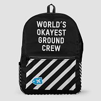 World's Okayest Ground Crew - Backpack