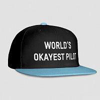 World's Okayest Pilot - Snapback Cap