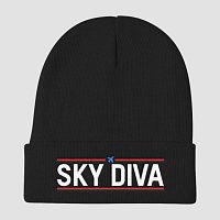 Sky Diva - Knit Beanie