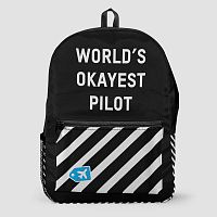 World's Okayest Pilot - Backpack