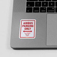 Airbus Parking Only - Sticker
