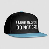 Flight Recorder Do Not Open - Snapback Cap
