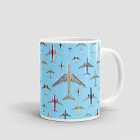 Airplane Above - Mug