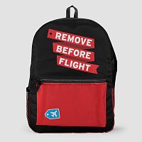 Remove Before Flight - Ribbon - Backpack