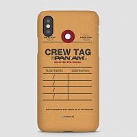 Pan Am - Crew Tag - Phone Case