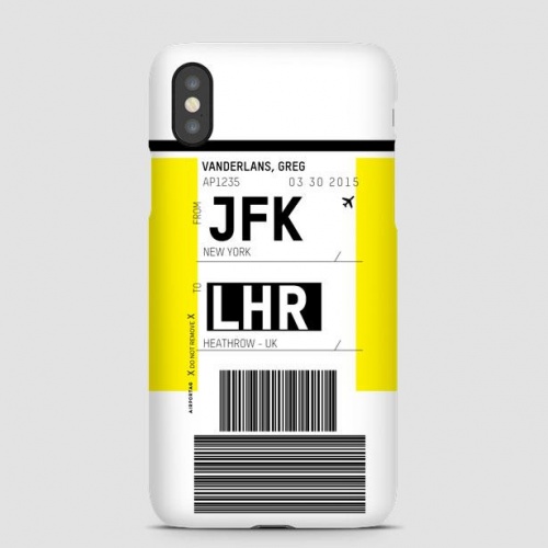 Luggage Ticket - Phone Case