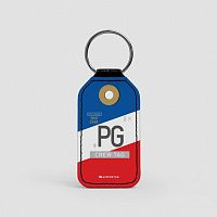 PG - Leather Keychain