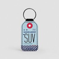 SUV - Leather Keychain