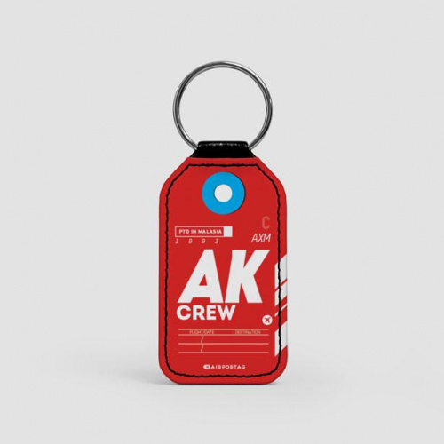 AK - Leather Keychain