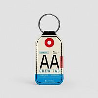 AA - Leather Keychain