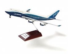 Boeing 747-400 Snap-Together Model with Wood Base