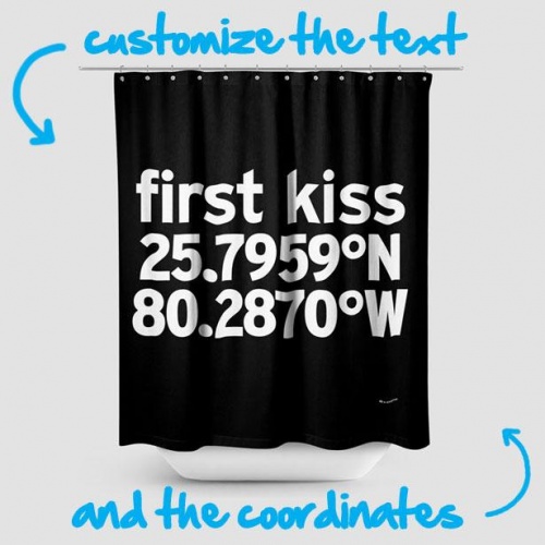 Coordinates - Shower Curtain