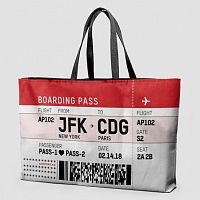 Valentine's Boarding Pass - Weekender Bag