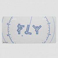 Fly VFR Chart - License Plate