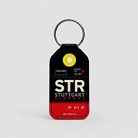 STR - Leather Keychain