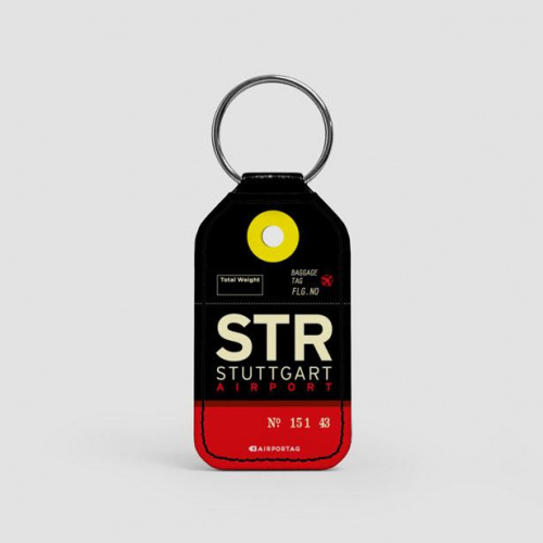 STR - Leather Keychain