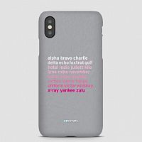 NATO Phonetic Alphabet - Phone Case