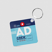 AD - Square Keychain