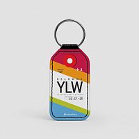 YLW - Leather Keychain