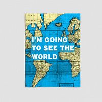 I'm Going - World Map - Poster