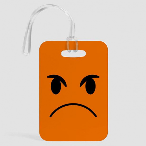 Emoji Angry - Luggage Tag