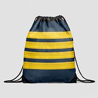 Pilot Stripes - Drawstring Bag