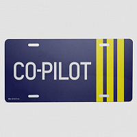 Co-Pilot's Insignia - License Plate