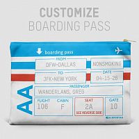 AA Boarding Pass - Pouch Bag
