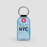 NYC - Leather Keychain