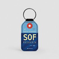 SOF - Leather Keychain