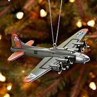 B-17 Bomber Christmas Ornament