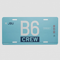 B6 - License Plate