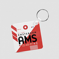 AMS - Square Keychain