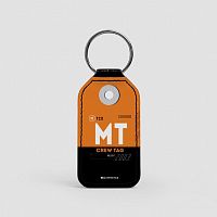 MT - Leather Keychain