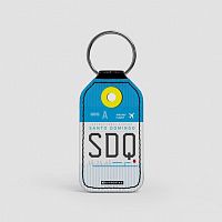 SDQ - Leather Keychain