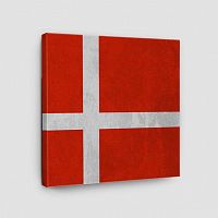 Danish Flag - Canvas