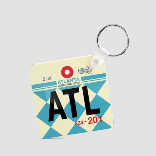 ATL - Square Keychain