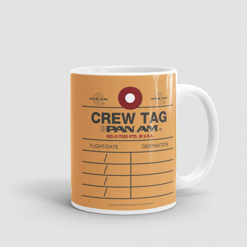 Pan Am - Crew Tag - Mug