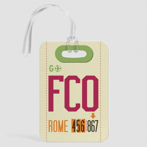 FCO - Luggage Tag