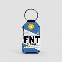 FNT - Leather Keychain