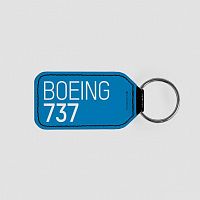 Boeing - Leather Keychain