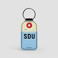 SDU - Leather Keychain