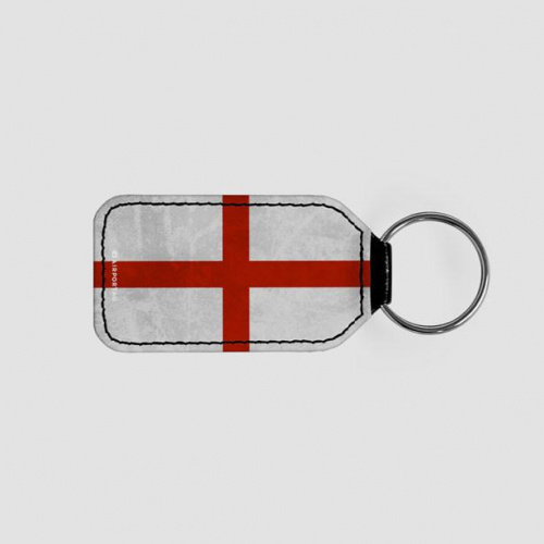 England's Flag - Leather Keychain