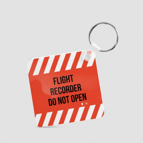 Flight Recorder - Square Keychain