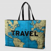 Travel - World Map - Weekender Bag