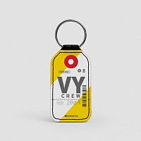 VY - Leather Keychain