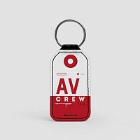 AV - Leather Keychain