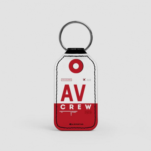 AV - Leather Keychain