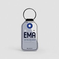 EMA - Leather Keychain